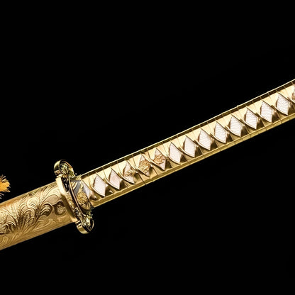 Ogon Ryushi Katana - 子の刀 — zusätzliches Detail-Foto