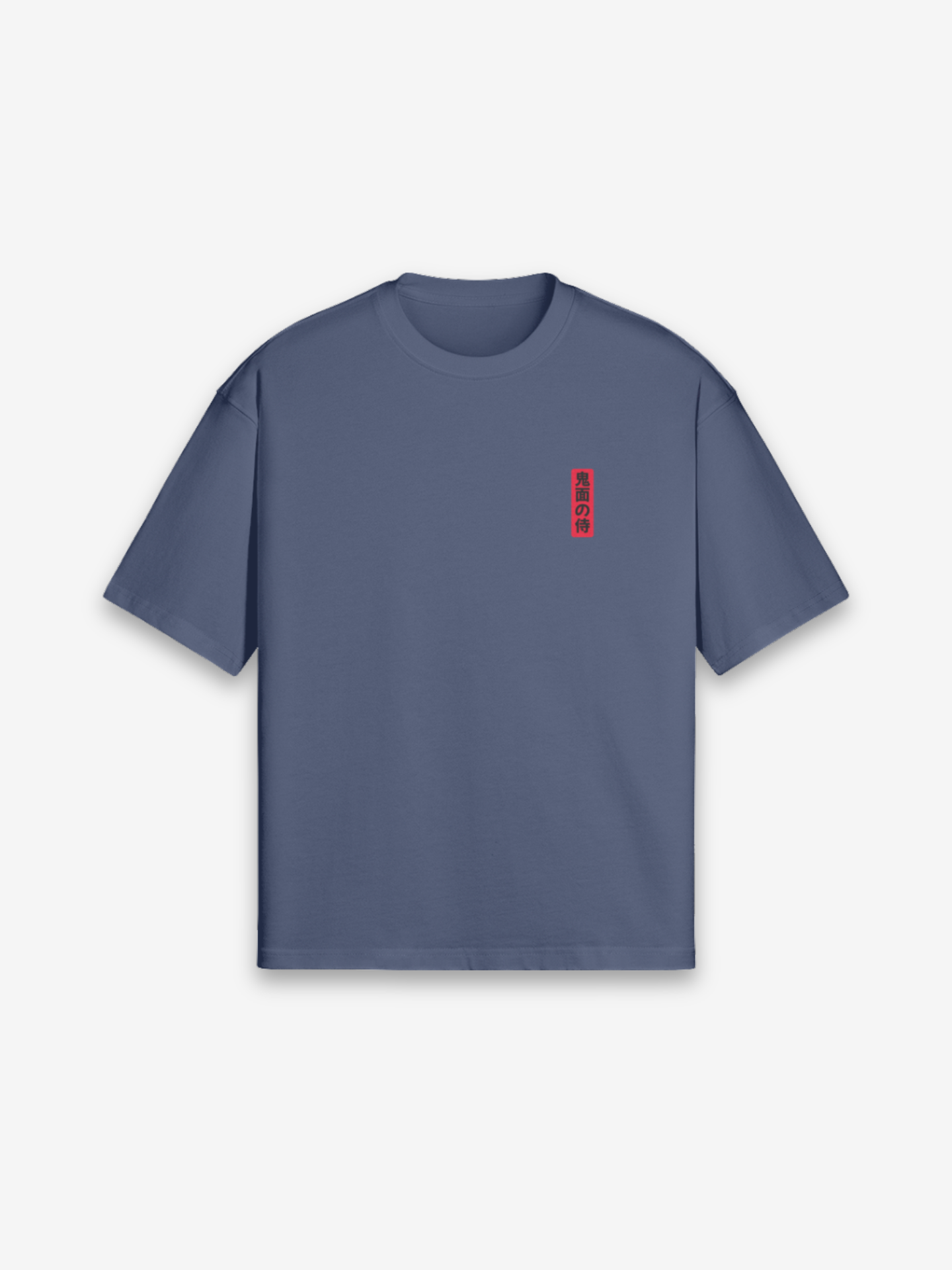 Oni-Maske T-Shirt - 鬼の面 — Detail des Grafik-Prints
