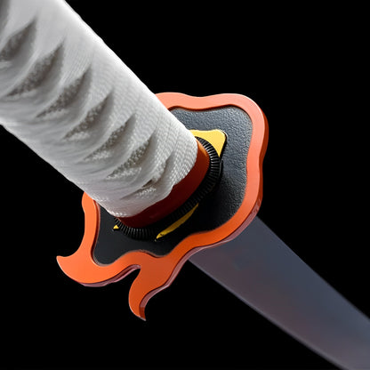 Rengoku Katana (Demon Slayer) - レンゴク — komplettes Set mit Seidenbeutel und Zertifikat