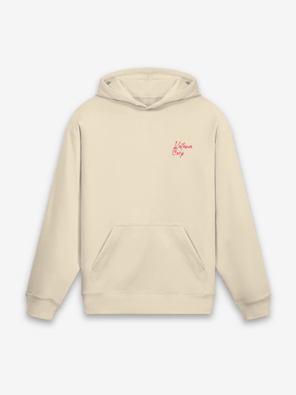 Samurai Geist Hoodie - 精神 — Farbvariante creme