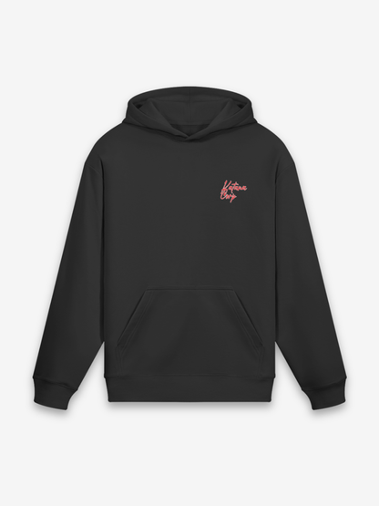 Samurai Geist Hoodie - 精神 — Detail des Rücken-Designs