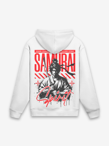 Samurai Geist Hoodie - 精神 — Vorderansicht