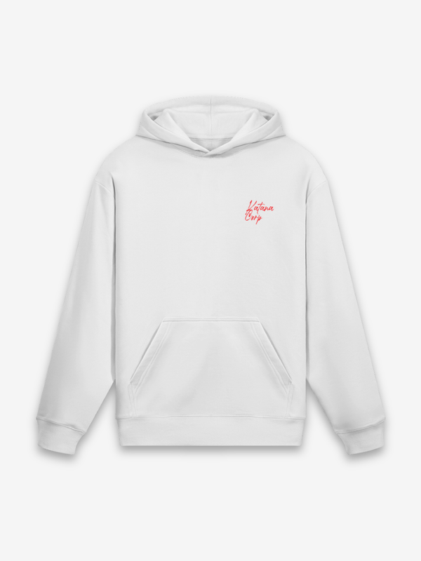 Samurai Geist Hoodie - 精神 — Farbvariante weiß