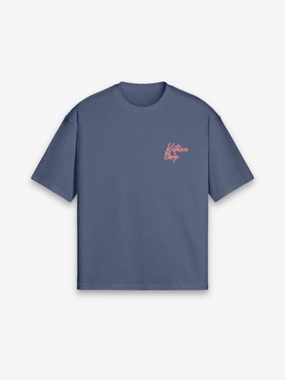 Samurai Geist T-Shirt - 精神 — Model-Ansicht japanisches Streetwear