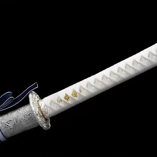 Seiryu Enbu Katana - 舞の刀 — Saya und Griff Detail mit Beschlägen
