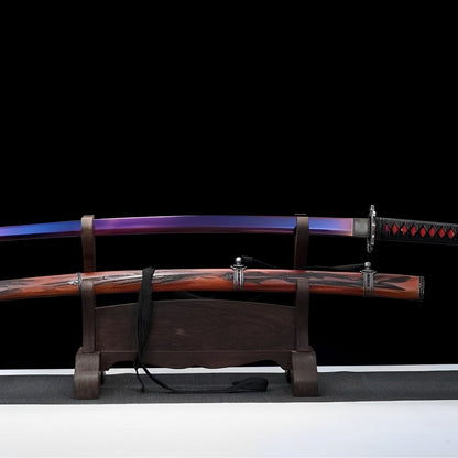 Sekiro Katana (SDT) - セキロ — Griff-Detail mit Rochenhaut und Menuki