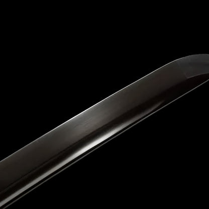 Sekiro Todesklinge Katana - 黒髪刀 — Griff-Detail mit Rochenhaut und Menuki