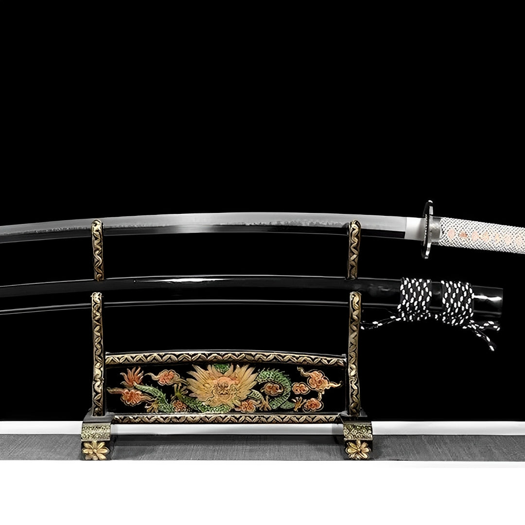 Shirokuro Katana (T10-Stahl & Hamon) - 白黒 — Ansicht 10
