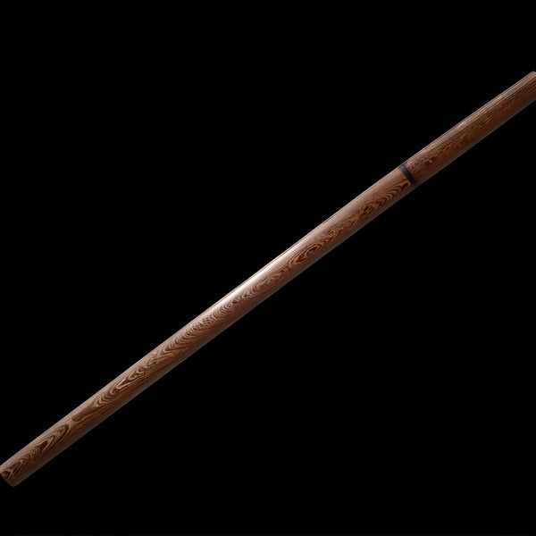 Shizen Ninjato (Kohlenstoffstahl) - 自然 — Saya Detail mit Beschlägen und Sageo