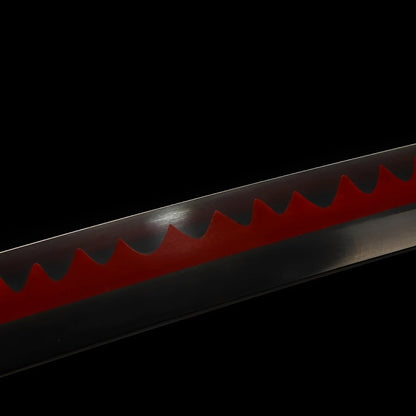 Shusui Katana (One Piece) - シュスイ — Klingen-Detail Nahaufnahme mit sichtbarem Stahl