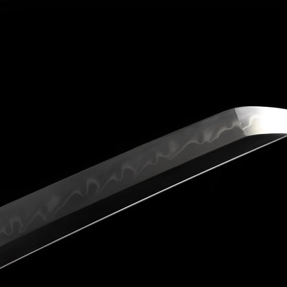 Smaragd Katana - 翡翠魂刀 — komplettes Set mit Seidenbeutel und Zertifikat