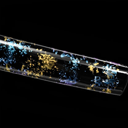 Sternenfall Katana - 星落刀 — Griff-Detail mit Rochenhaut und Menuki