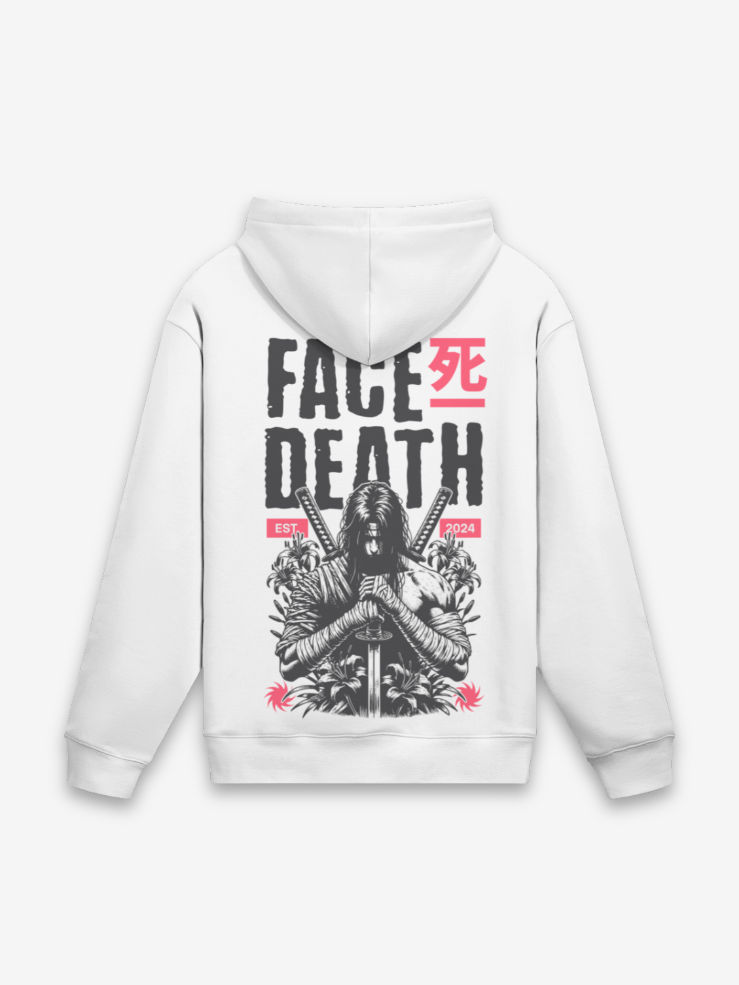 Todesgesicht Hoodie - 死の顔 — Vorderansicht