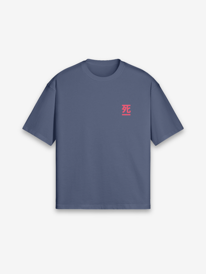 Todesgesicht T-Shirt - 死の顔 — Detail des Grafik-Prints