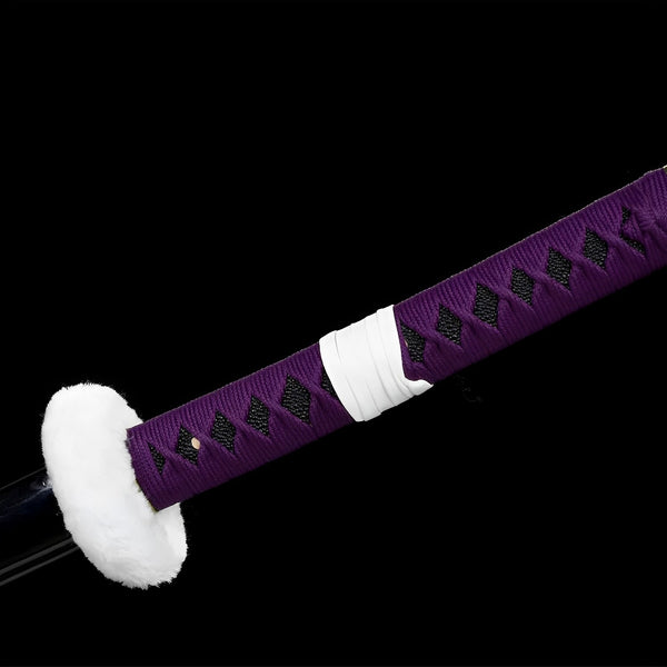 Trafalgar Law Katana (One Piece) - 法 — Klingen-Detail Nahaufnahme mit sichtbarem Stahl