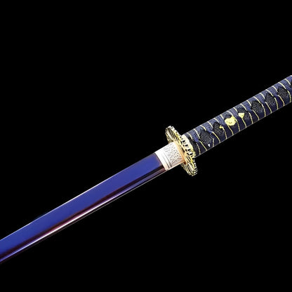 Yoru no Kage Ninjato - 夜の影 — Klingen-Detail Nahaufnahme