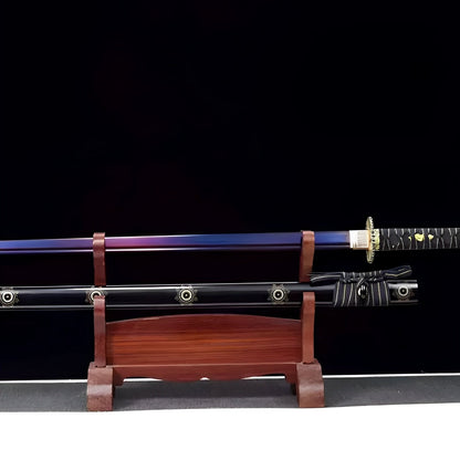 Yoru no Kage Ninjato - 夜の影 — Tsuba und Habaki Nahaufnahme
