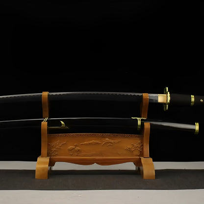 Yubashiri Katana (One Piece) - ユバシリ — Griff-Detail mit Rochenhaut und Menuki